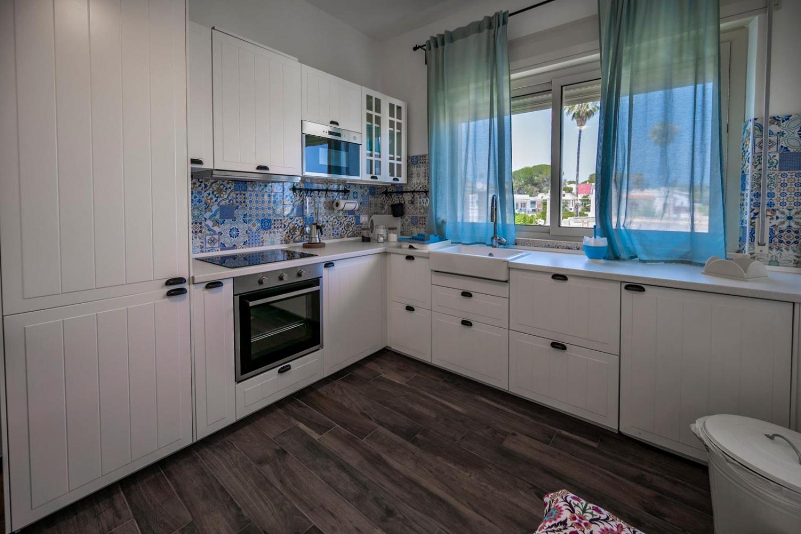 Villa Nisa Apartment Sea View Фонтане-Бьянке Экстерьер фото